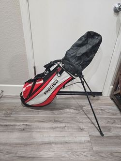 Precise X7 Junior Golf Bag Ages 6-8 Red (Bag Height 26.5")