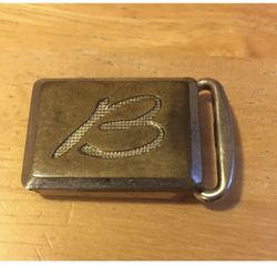 Vintage Hickok Master Plate  ZN Alloy B Buckle Approx 1.5 X 1.25