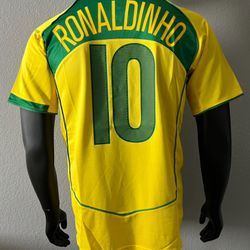 Brazil Ronaldinho 10 Jersey 