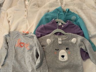 Girls size 18mo and 2T sweatshirts