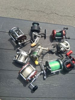 Fishing Reel Collection"  nice " selling all Together" Sweet Deal FIirm
