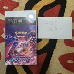 FACTORY SEALED pokemon fusion strike Build & Battle display box
