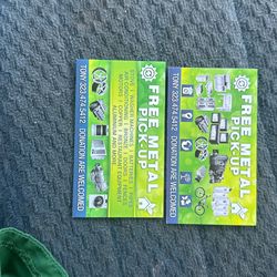 I RECYCLE METAL FOR FREE !!!