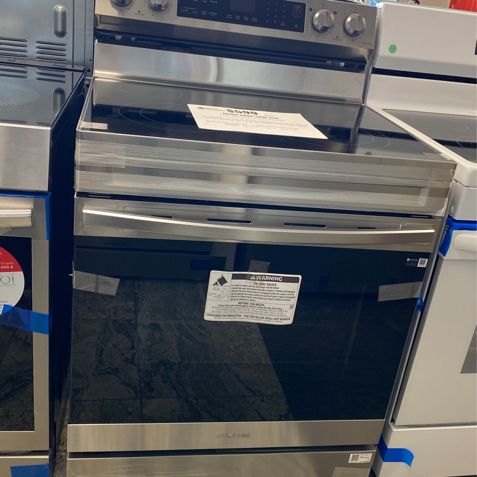 Stainless Steel Glasstop Stove