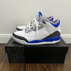 Nike Air Jordan Retro 3 ‘Racer Blue’ Men’s High Top Shoes w/ OG Box 9