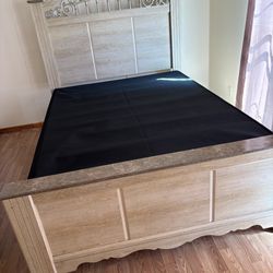 bed frame and box spring 