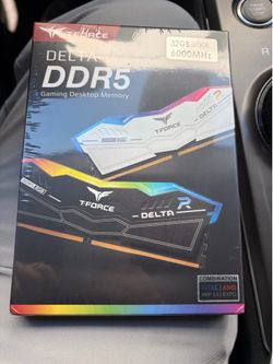 T-Force Delta RGB DDR5 Ram 32GB (2x16GB) 6000MHz