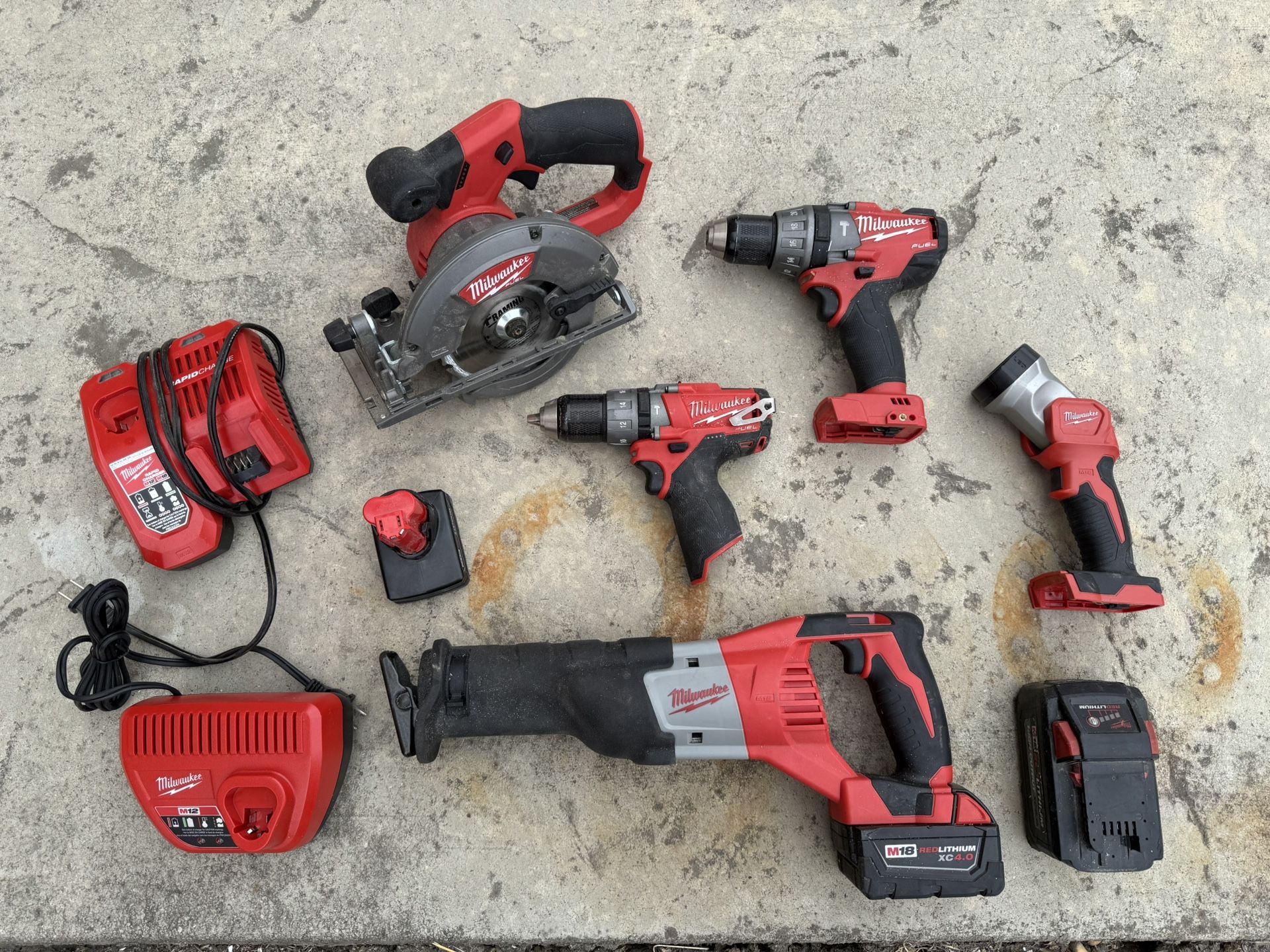 Used Milwaukee Tool Kit