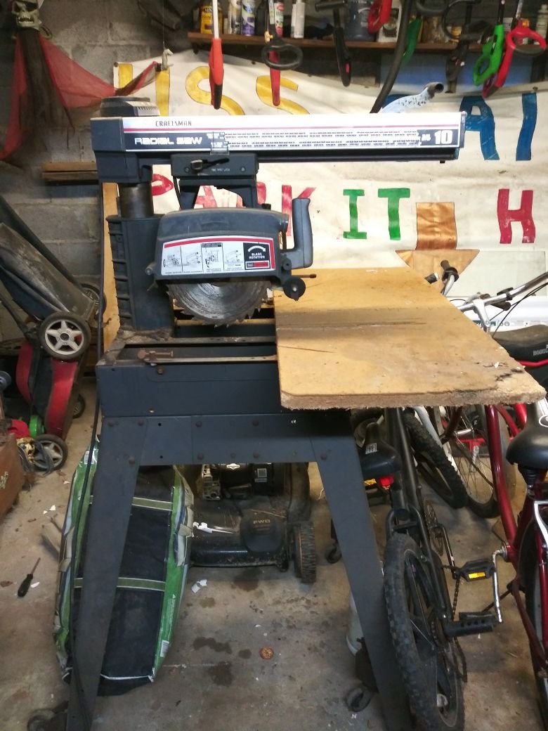 Craftsman redial saw