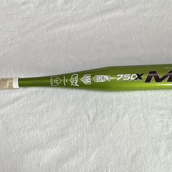 Miken 750X REV-EX Fast pitch Softball Bat FRVX12 -12 21oz 33”