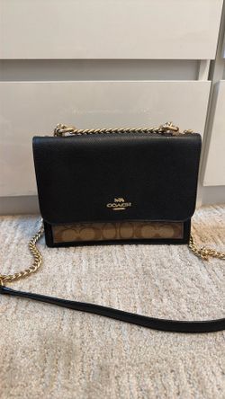 Coach Klare crossbody purse black and brown REAL