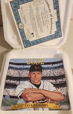 3 PIECE Cal RIPKEN Jr. Plate SET
