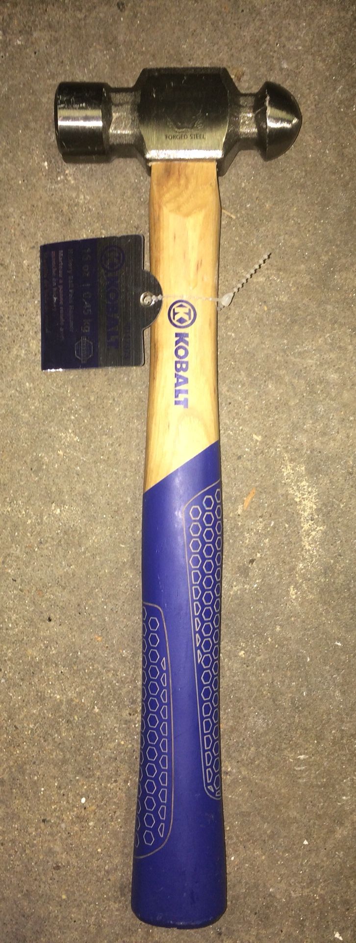 American Hickory Ball Pein Smooth Face Hammer 16 Oz NEW Kobalt