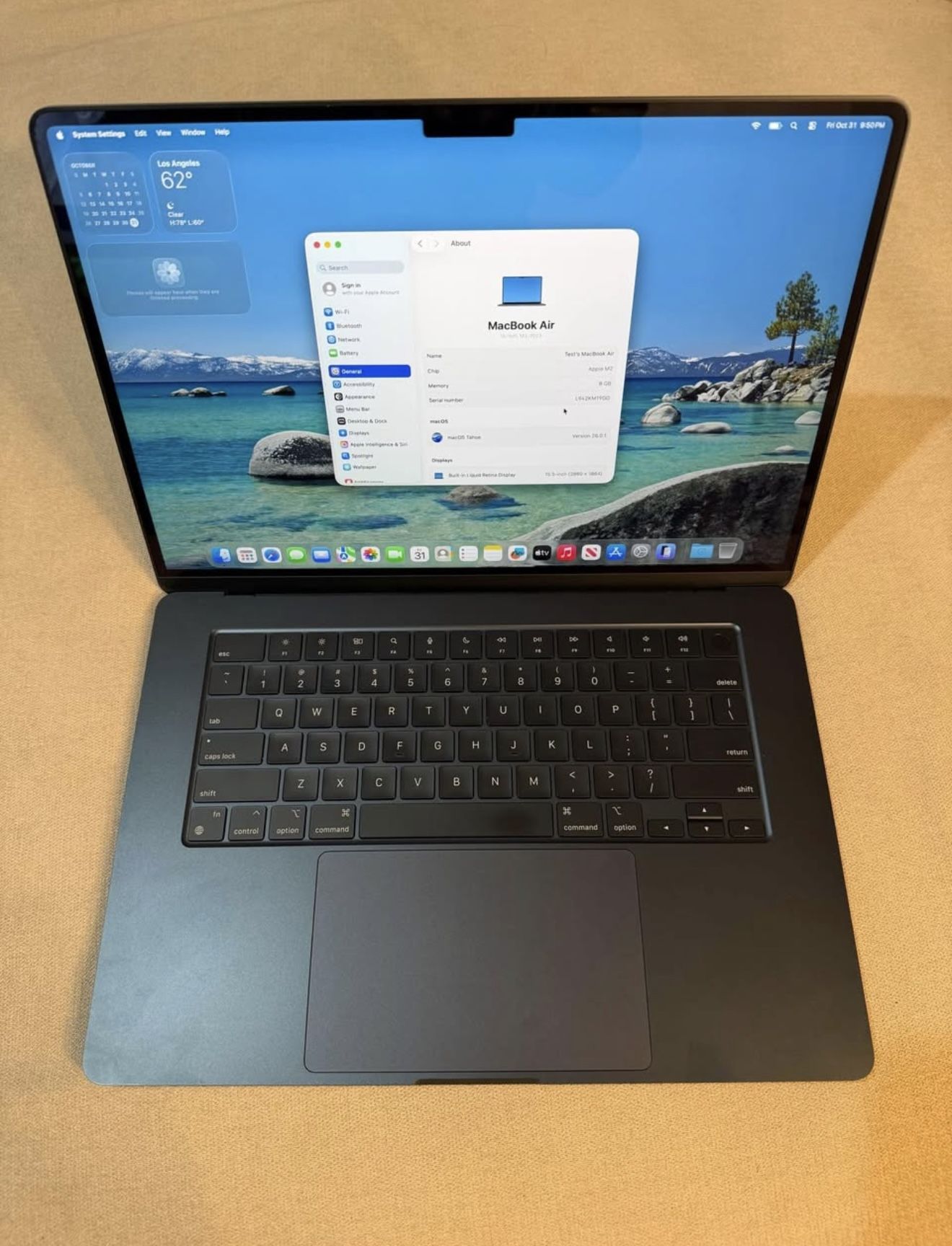 MacBook Air M2 15 inch