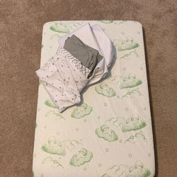 Playard 3” Mattress with Waterproof Pad & 3 Sheet Set
