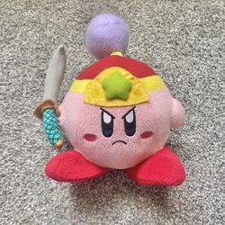 Vintage Rare Nintendo Ninja Kirby w/Sword Plush