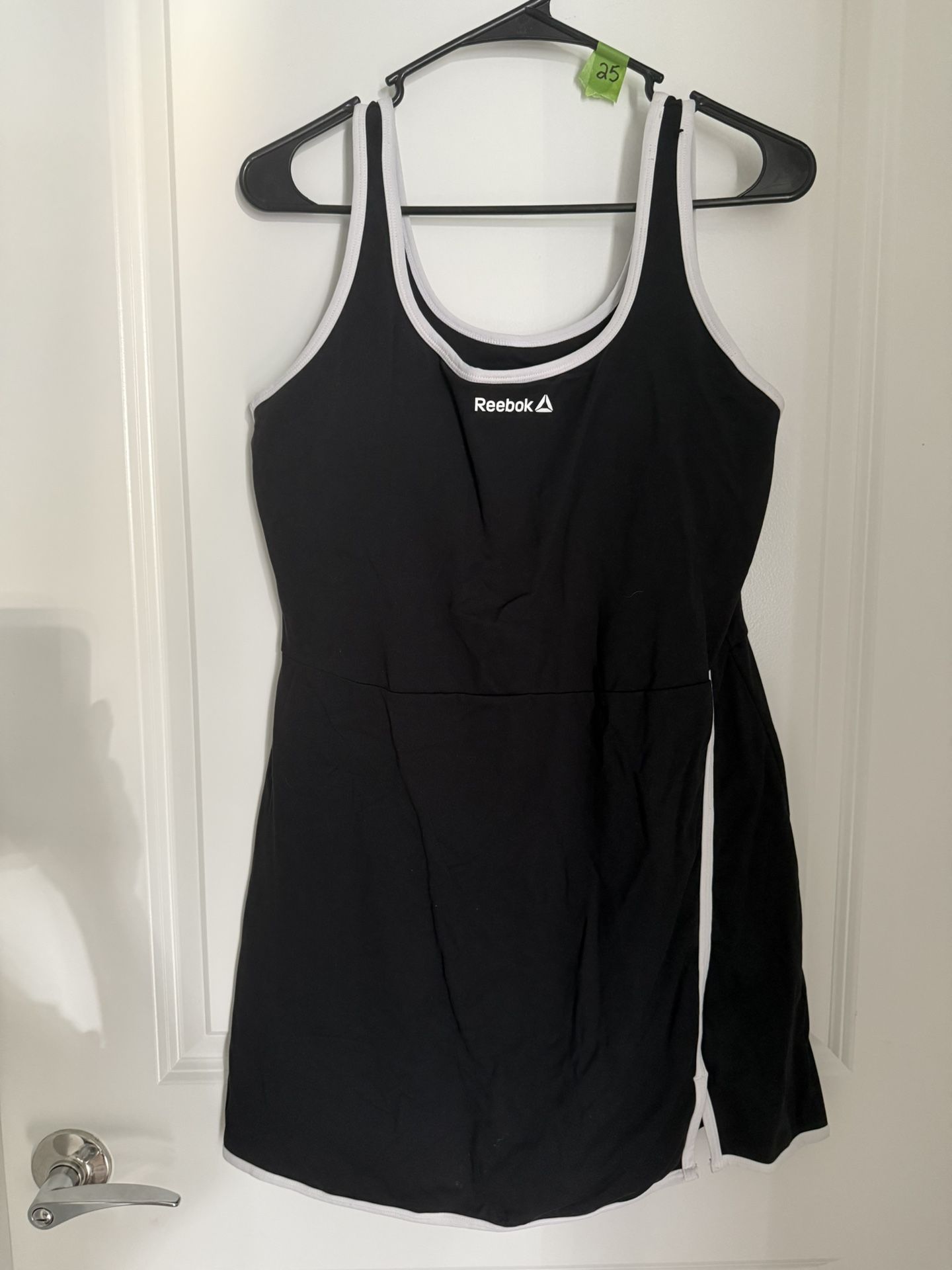 Reebok Dress, Black/White, Large