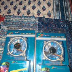 2Computer Fans 120 MM And 1 80 MM Fan