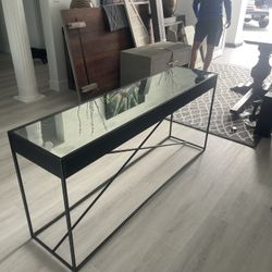 RESTORATION HARDWARE GRAMERCY COLLECTION CONSOLE TABLE 56”