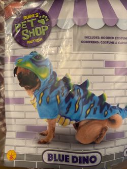 Pet outfit Blue Dino
