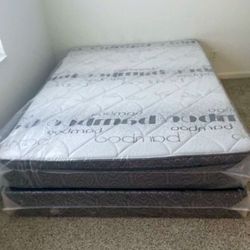 NEW MATTRESS QUEEN SIZE PILLOW TOP WITH BOX SPRING 