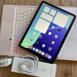 Apple iPad Air 11” M2 chip 128GB (purple) with keyboard and pencil 