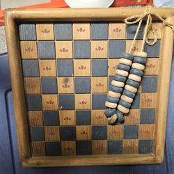 Antique Checkers & Board