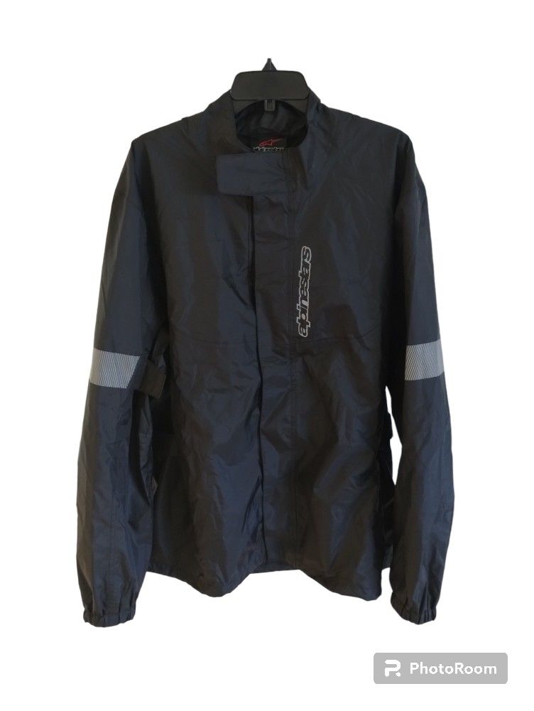 Alpinestars Hurricane Rain Jacket Size 2 XL Designed in Italy Full Zip NWOT