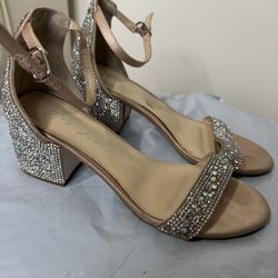 Betsy Johnson Rhinestones Heels 