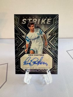 2025 Obsidian - Eric Cantona #LS-EC Lightning Strike Auto /89 (H)
