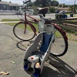 Bicycle bike with toddler seat 