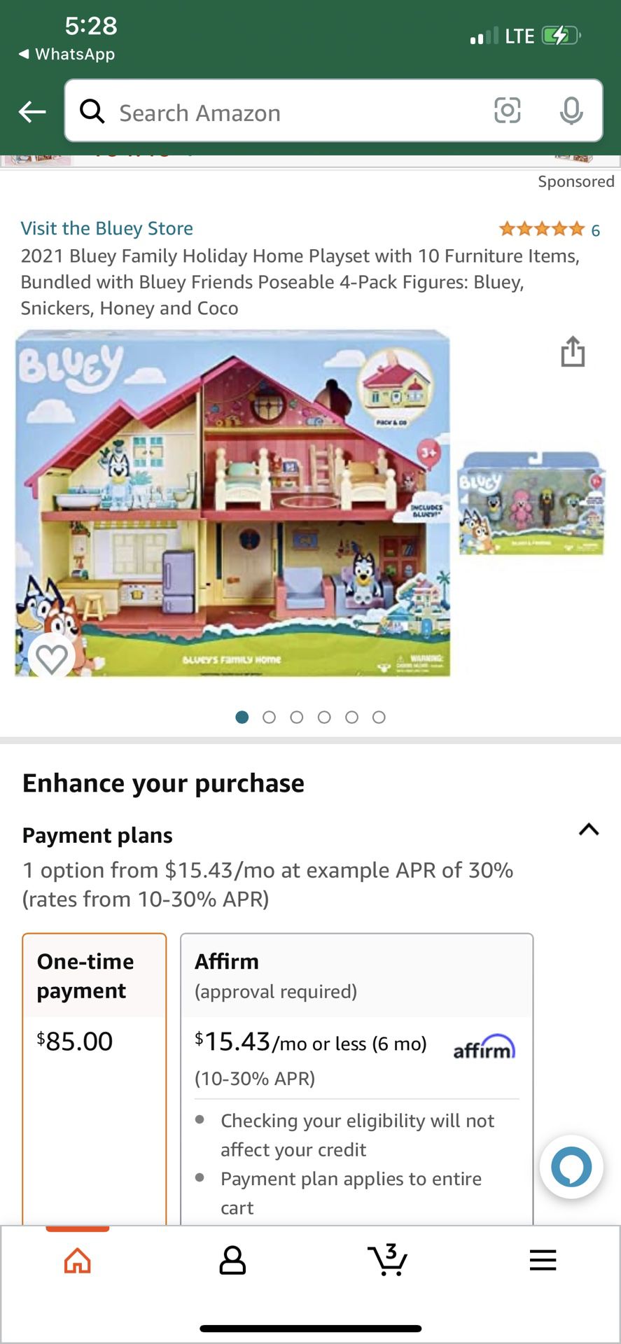 2021 Bluey Family Holiday Home Playset with 10 Furniture Items, Bundled with Bluey Friends Poseable 4-Pack Figures: Bluey, Snickers, Honey and Coco  2