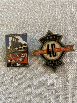 San Francisco Giants Vintage Lapel Hat Pins ($7 to get both)