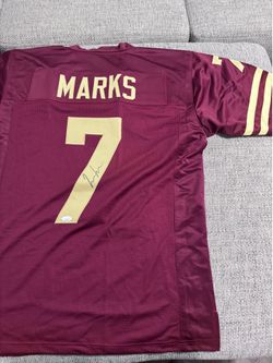 JOQUAVIOUS MARKS Signed Autograph Custom Jersey-JSA Coa Sticker- Mississippi St