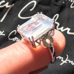 Attic Quartz And Silver Ring 