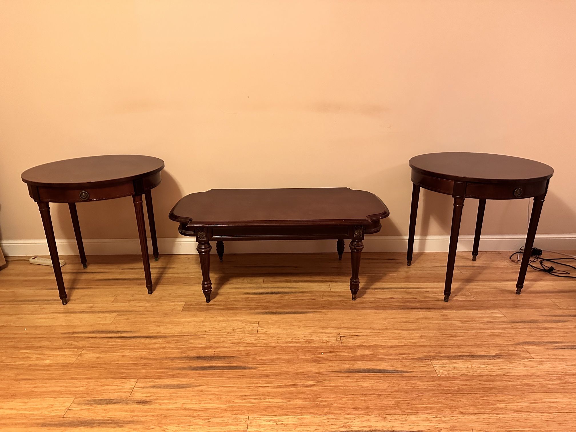2 Bombay End Tables And Coffee Table