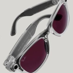 Ray-Ban Meta Wayfarer Limited Edition - RW4012 Transitions Clear/Ruby 50-22 Gen2