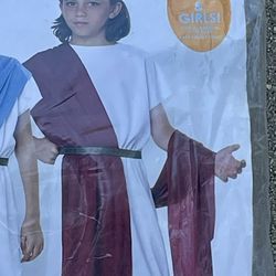 HALLOWEEN COSTUME BOYS ROMAN ROBE with leaf head size kids XL 12-14 $ FIRM PRICE IN EAGLE ROCK 