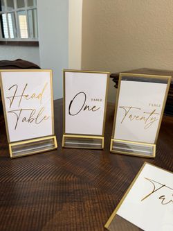 Table Numbers