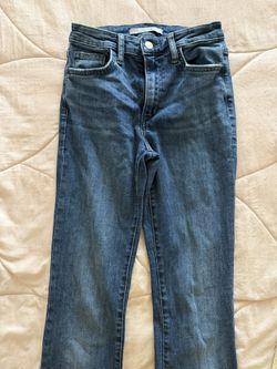 mid rise straight legs jeans