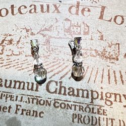 Vintage Crystal Earrings -Crystal Drop 