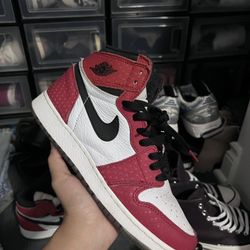 Jordan 1 Spider Man Size 7y