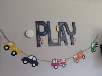 Wall wood truck decoration