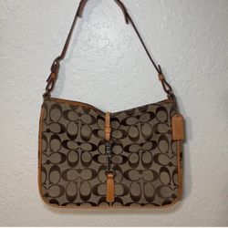 Coach Signature Canvas Shoulder Bag