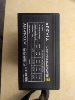 Apevia Prestige 600W 80+ Gold PC Power Supply