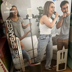 Portable Bluetooth Karaoke Speaker With 2 Microphones