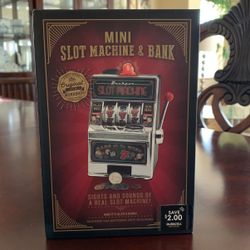 NEW! 7” Mini Slot Machine & Bank