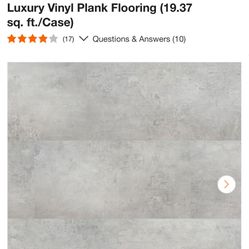 Vinyl and LPV and waterproof click and lock flooring tiles 12 Mil (19.37 sq ft per case) 66 boxes