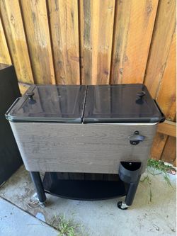 Rolling Patio Cooler Cart - $40 OBO