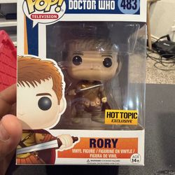 Funko Pop! Vinyl: Doctor Who - Rory Williams - Hot Topic (HT) (Exclusive) #483 $15 PRICE IS FIRM 